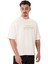 Icon Heavyweight Oversize T-Shirt Kırık Beyaz 1