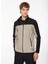 Bej - Siyah Erkek Bato Yaka Basic Sweatmont D3WM-SWT8 1