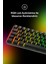 Amber Type-C Bağlantılı Rgb Ledli Mekanik Gaming Oyuncu Klavye Q Red Switch 5