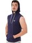 Training Kapüşonlu Kolsuz T-Shirt Lacivert 1