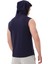 Training Kapüşonlu Kolsuz T-Shirt Lacivert 2