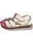 Şirinbebe 1665-20 Çapraz Şerit 2 Kelebekli Kız Çocuk Sandalet Beyaz Pembe 21-25 2