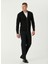 Siyah Erkek Dik Slim Fit Düz Hırka 1091744 3