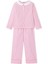 Kız Çocuk Çizgili Pijama Takımı 1