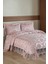 Monalife Dantelli Çift Kişilik Yatak Örtüsü 240X260CM (Pudra) 1