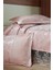Monalife Dantelli Çift Kişilik Yatak Örtüsü 240X260CM (Pudra) 2