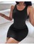 Kadın Kalın Askılı Bodycon Kaşkorse Mini Elbise 2