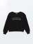 Kız Çocuk Papatya Taşlı Sweatshirt 1