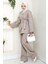 Kemerli Ceket Pantolon Gabardin Takım 1557 - Taş 3