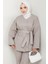 Kemerli Ceket Pantolon Gabardin Takım 1557 - Taş 4