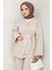 Kemerli Ceket Pantolon Gabardin Takım 1557 - Bej 2