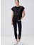 Siyah Kadın Basic T-Shirt 1094717 2