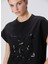 Siyah Kadın Basic T-Shirt 1094717 3