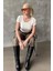 Beyaz Geniş Yaka Fittili Basic Kadın T-Shirt MG2293 4