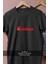 Oversize Ayyıldız ve Türkiye Yazısı Tasarımlı Unisex T-Shirt 2