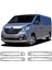 Renault Trafic Uyumlu 2001-2014 Krom Kapı Kolu 4 Kapı Paslanmaz Çelik 2