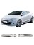 Renault Megane 3 Uyumlu 2010-2016 Krom Kapı Kolu 2 Kapı Paslanmaz Çelik 2