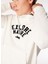 Relaxed Çıkarılabilir Kapüşonlu Baskılı Ekru Erkek Sweatshirt C4WM-SWT4267 4