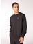 Siyah Erkek Yuvarlak Regular Fit Düz Sweatshirt 62478204PIVOT Crewneck 3