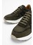 Agatho Erkek Haki Süet Hakiki Deri Sneakers & Spor Ayakkabı 3