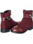 K101-1 Bordo Büyük Numara Özel Seri Kadın Botları 5