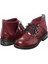 K406-2 Bordo Üst Kalite Büyük Numara Kadın Botları 5