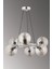 ESSLİGHT ROMA 6 LI SARKIT AVİZE (FÜME CAMLI) SALON MUTFAK YATAK ODASI OFİS 4
