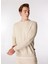 Bej Erkek Bisiklet Yaka Relaxed Sweatshirt J4WM-SWT7355 3