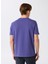 D5SM-TST3773 Mor Bisiklet Yaka Relaxed Fit Baskılı Erkek T-Shirt 5