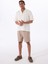 Gmg Fırenze Ekru Erkek Apaş Slim Fit Gömlek GU25MSS02215 2
