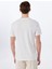 Kırık Beyaz Erkek Bisiklet Yaka Relaxed Baskılı T-Shirt J4SM-TST7237 5