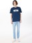 Lacivert Erkek Relaxed Baskılı T-Shirt M5SM-TST1291 2