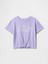 Kız Bebek Lila Gap Logo T-Shirt 1