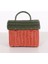 Renkli Ev 23X20X13 Cm. Rattan Ev Dekoratif Çanta- Sepet 3