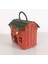 Renkli Ev 23X20X13 Cm. Rattan Ev Dekoratif Çanta- Sepet 4