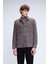 Kahverengi Regular Fit Pamuklu Overshirt Gömlek Ceket 1