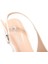 PS-32370 Kadın 4 cm Arkası Açık Taşlı Abiye Stiletto Ayakkabı 5