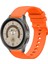 Samsung Galaxy Watch 4 5 5pro 6 7 FE 40mm ve 44mm ile Uyumlu Kordon Jel Silikon Tokalı Kayış 1