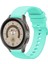 Samsung Galaxy Watch 4 5 5pro 6 7 FE 40mm ve 44mm ile Uyumlu Kordon Jel Silikon Tokalı Kayış 1