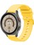 Samsung Galaxy Watch 4 5 5pro 6 7 FE 40mm ve 44mm ile Uyumlu Kordon Jel Silikon Tokalı Kayış 1