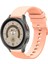 Samsung Galaxy Watch 4 5 5pro 6 7 FE 40mm ve 44mm ile Uyumlu Kordon Jel Silikon Tokalı Kayış 1