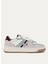 Beyaz-Mavi Kadın Sneaker 22209004 1