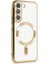 Samsung Galaxy S22 Kılıf Kross Magneticsafe Kapak - Gold Glstd 2