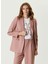 Pudra Rengi Kadın Kruvaze Slim Fit Ceket 1087421 1