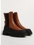 Kahverengi-Siyah Kadın Bot Onltola-11 Pu Chunky Boot 2