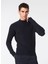 Lacivert Erkek Bisiklet Slim Fit Kazak Q M170 5623 1