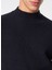 Lacivert Erkek Bisiklet Slim Fit Kazak Q M170 5623 5