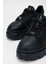 Siyah Kadın Deri Sneaker 1011 6186 Bn Ayk SK23/24 3