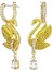 5647543 Swarovski Küpe Iconic Swan:pe Yel/gos 1
