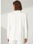 Oversize Ekru Kadın Ceket D143 4